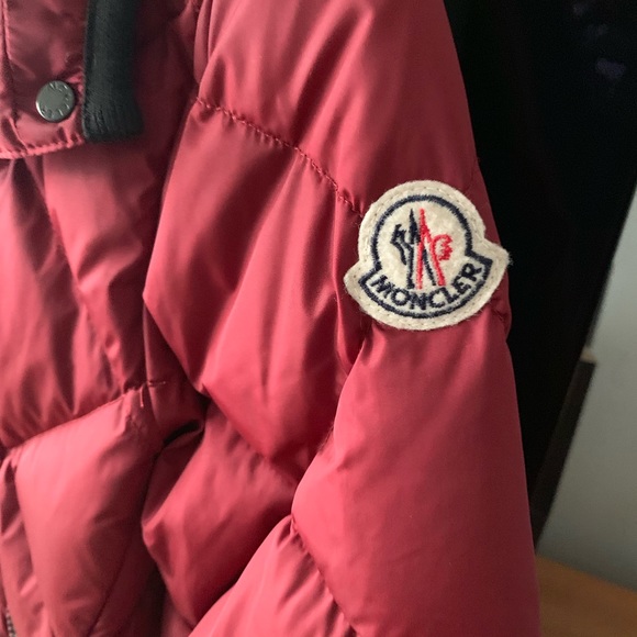 Moncler Red Puffer Jacket - Picture 2 of 8